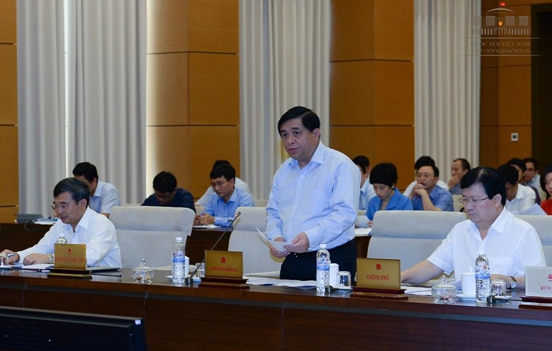 Thảm họa môi trường của Formosa sẽ kéo lùi tăng trưởng năm 2016 - 1 Bộ trưởng KH-ĐT Nguyễn Chí Dũng nhận định nhiều nguyên nhân khiến đà tăng trưởng 6 tháng đầu năm chững lại (ảnh: Quochoi.vn).