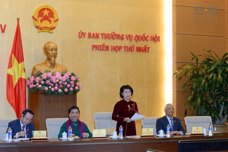 Thường vụ Quốc hội phê chuẩn cấp phó các cơ quan của Quốc hội - 1
Phiên họp thứ nhất của UB Thường vụ Quốc hội khoá XIV