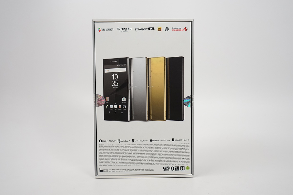 Mặt sau là thông tin về sản phẩm