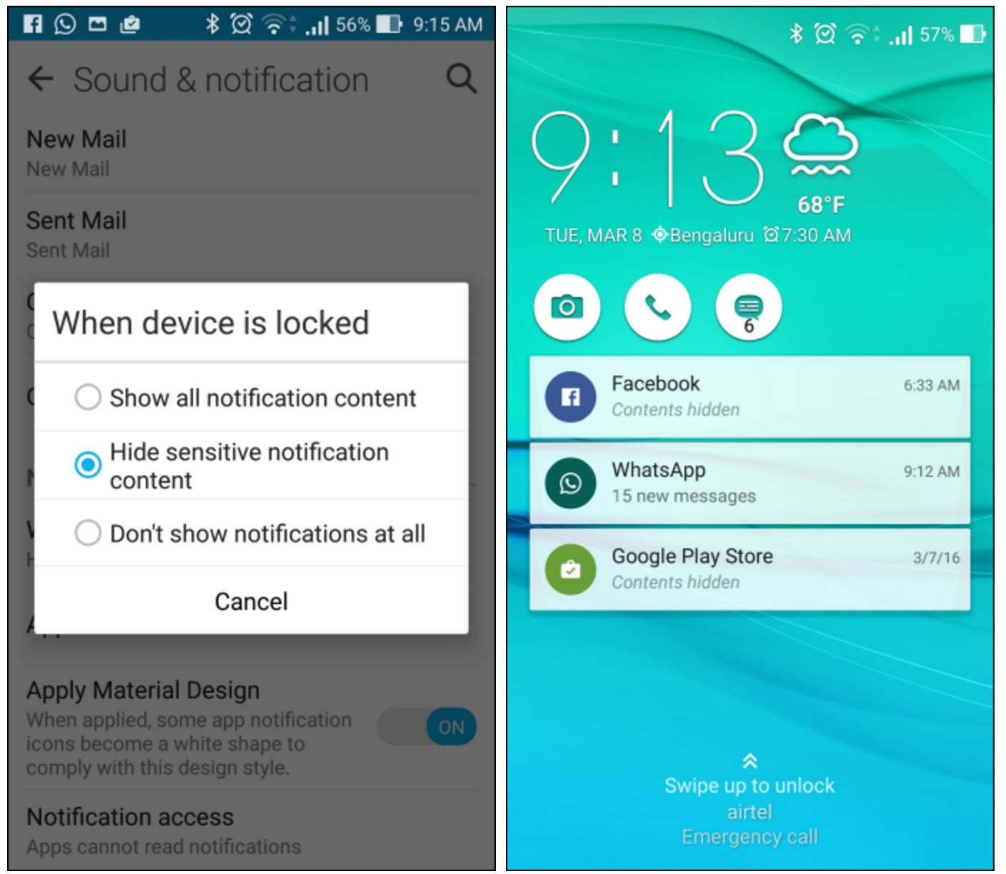 Cách ẩn nội dung thông báo từ màn hình khóa Android và iPhone - 2 Cách ẩn nội dung thông báo từ màn hình khóa Android và iPhone - 2