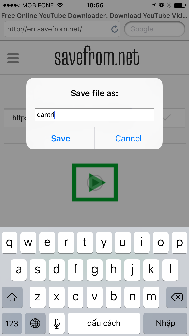 Hướng dẫn tải video Facebook về máy iPhone - 5