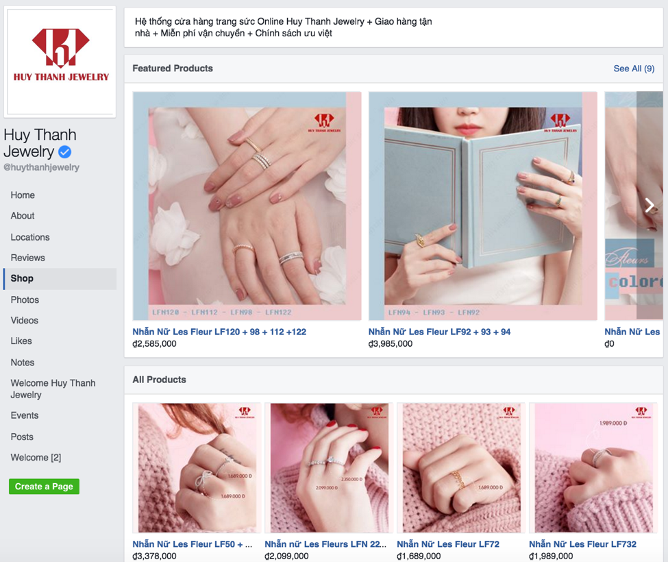 Conversational Commerce – Xu hướng kinh doanh đang lên tại Việt Nam - 2 Tính năng ‘Cửa hàng’ của Facebook cải thiện giao diện với cách trưng bày gọn gàng hơn