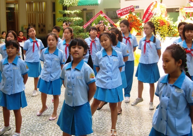 TP.HCM: Siết chạy trường bằng đường hộ khẩu - 3 Trường tiểu học Lê Ngọc Hân, ngôi trường đắt giá ở TPHCM được nhiều phụ huynh canh cho con vào học.