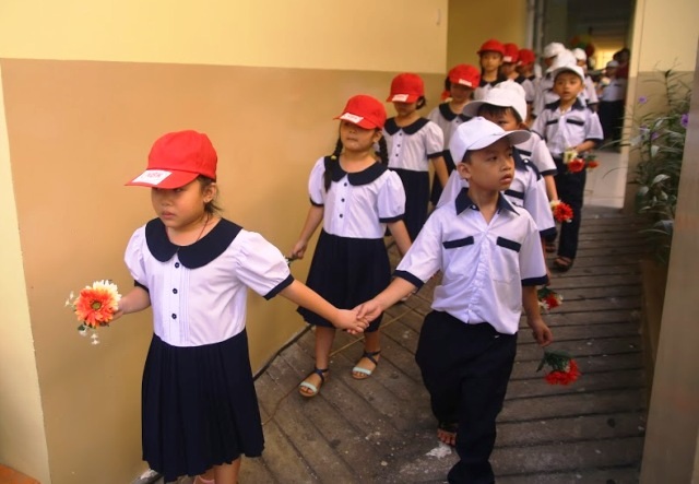 Dành “đất” đón học trò lớp 1 trong lễ khai giảng - 2 Dành “đất” đón học trò lớp 1 trong lễ khai giảng - 2