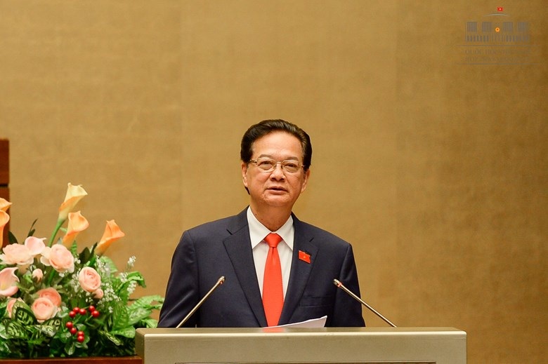 Thủ tướng “giải” mối lo nợ công - 1 Thủ tướng cho biết, giai đoạn 2016-2020, mục tiêu dư nợ công không quá 65%GDP (ảnh: Quochoi.vn)