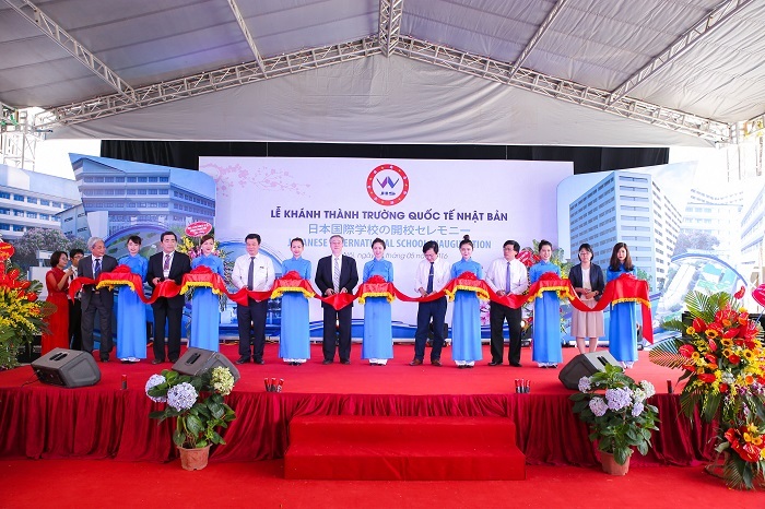 Bầu Thụy đầu tư vào giáo dục, xây trường quốc tế - 1 Lễ khánh thành Trường Quốc tế Nhật Bản (JIS)