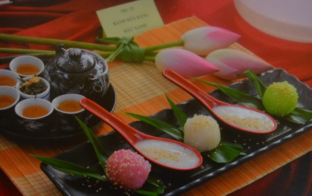 Bánh bột báng đậu xanh.