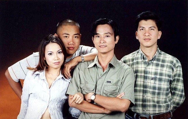 Cẩm Ly - Minh Vy: “Neo hạnh phúc ngọt ngào từ sự cộng hưởng âm nhạc” - 1 Cẩm Ly - Minh Vy và nhạc sỹ Nhất Huy, Hoài An thời trẻ.