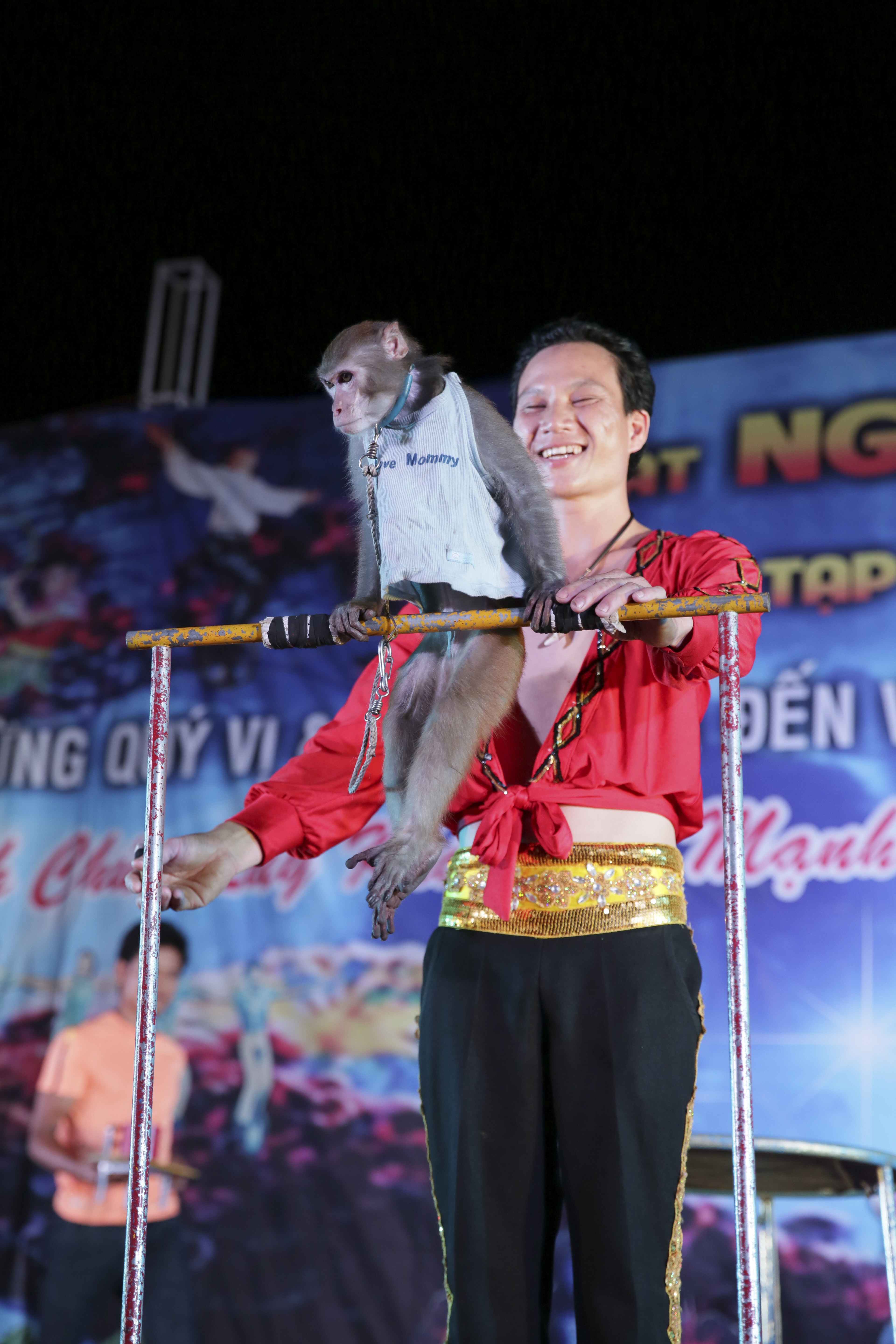 Quảng Bình: Các em nhỏ hào hứng được xem xiếc ngoài trời - 5 Quảng Bình: Các em nhỏ hào hứng được xem xiếc ngoài trời - 5