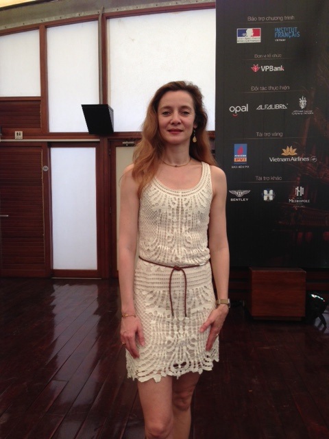 Agnès Letestu - vũ công ngôi sao của Nhà hát Quốc gia Pháp Opéra de Paris. Ảnh: HTL.