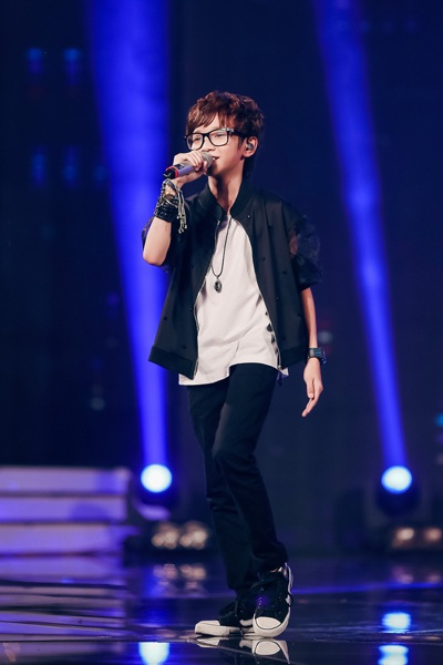 Thành tích đáng nể của cậu bé “Trọng Hiếu Idol phiên bản nhí” - 1 Thiên Tùng trong Vietnam Idol Kids. Ảnh: CL.