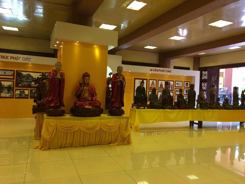 Tượng Phật ngọc lớn nhất thế giới đã về đến Hà Nội - 5 Trong khuôn khổ sự kiện lần này còn có cả triển lãm 35 năm phát triển của Phật giáo Việt Nam. Ảnh: STT.