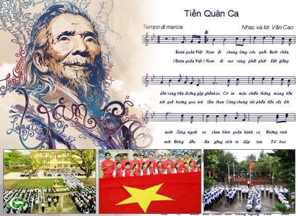 Gia đình cố nhạc sĩ Văn Cao hiến tặng Quốc ca theo di nguyện - 1 Tiến quân ca đã sống cùng dân tộc Việt Nam 70 năm qua. Ảnh: TL.