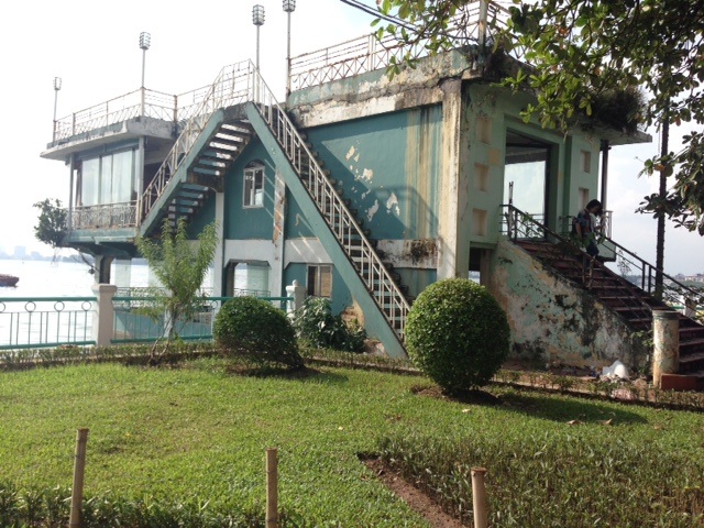 Toàn cảnh nhà truyền thống của Hãng Phim truyện Việt Nam ở đường Nguyễn Đình Thi. Ảnh: HTL.