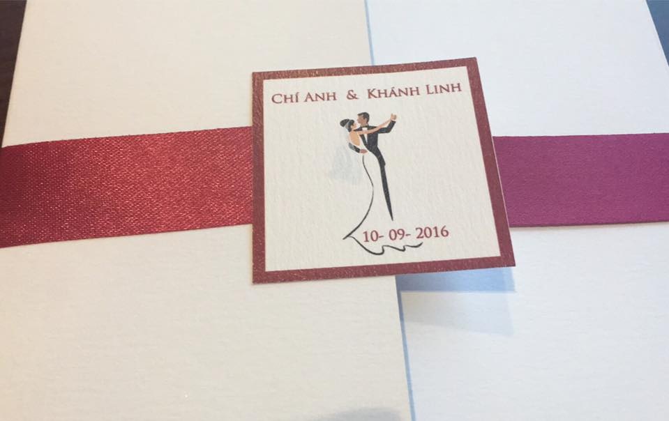 Chí Anh bất ngờ cưới vợ vào đầu tháng 9 tới - 2 Thiệp mời của Chí Anh đã được gửi đến nhiều người thân, bạn bè và đồng nghiệp. Ảnh: MPT.