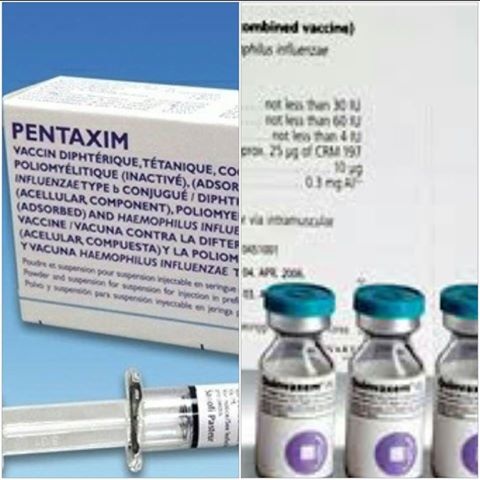 Tỷ lệ phản ứng nặng của vắc xin dịch vụ và Quinvaxem là tương đương - 1 Phản ứng thông thường như sốt, đau tại chỗ của Quinvaxem là cao hơn Pentaxim. Còn phản ứng nặng (vô cùng hiếm gặp) của hai vắc xin này là tương đương.