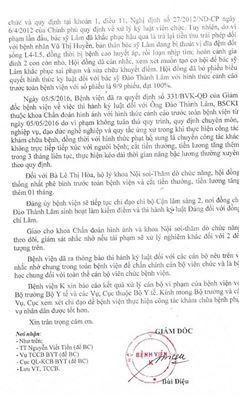 Phát hiện bác sĩ, hộ lý bệnh viện K Trung ương ăn chặn tiền người bệnh - 1