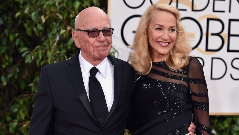 Trùm truyền thông Anh Rupert Murdoch kết hôn ở tuổi 84 - 1 Trùm truyền thông Rupert Murdoch và vị hôn thê tương lai. (Ảnh: Jezebel)