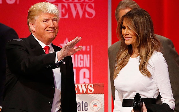 Người vợ siêu mẫu của Donald Trump: Vợ chồng tôi chưa từng to tiếng - 1 Vợ chồng Donald Trump. (Ảnh: EPA)