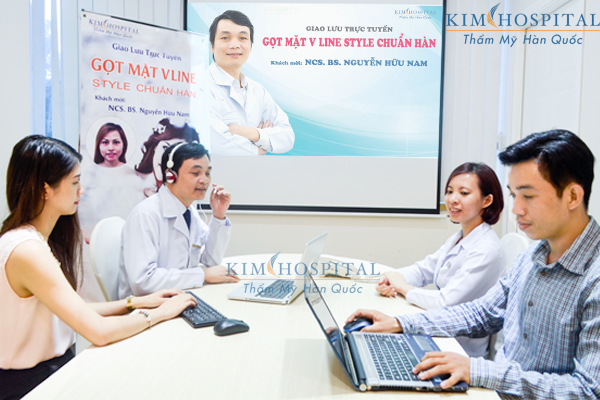 Bội thực thông tin gọt mặt V Line - 2 Bác sĩ Nam đang giải đáp thắc mắc cho 1 độc giả gọi từ Mỹ qua Skype