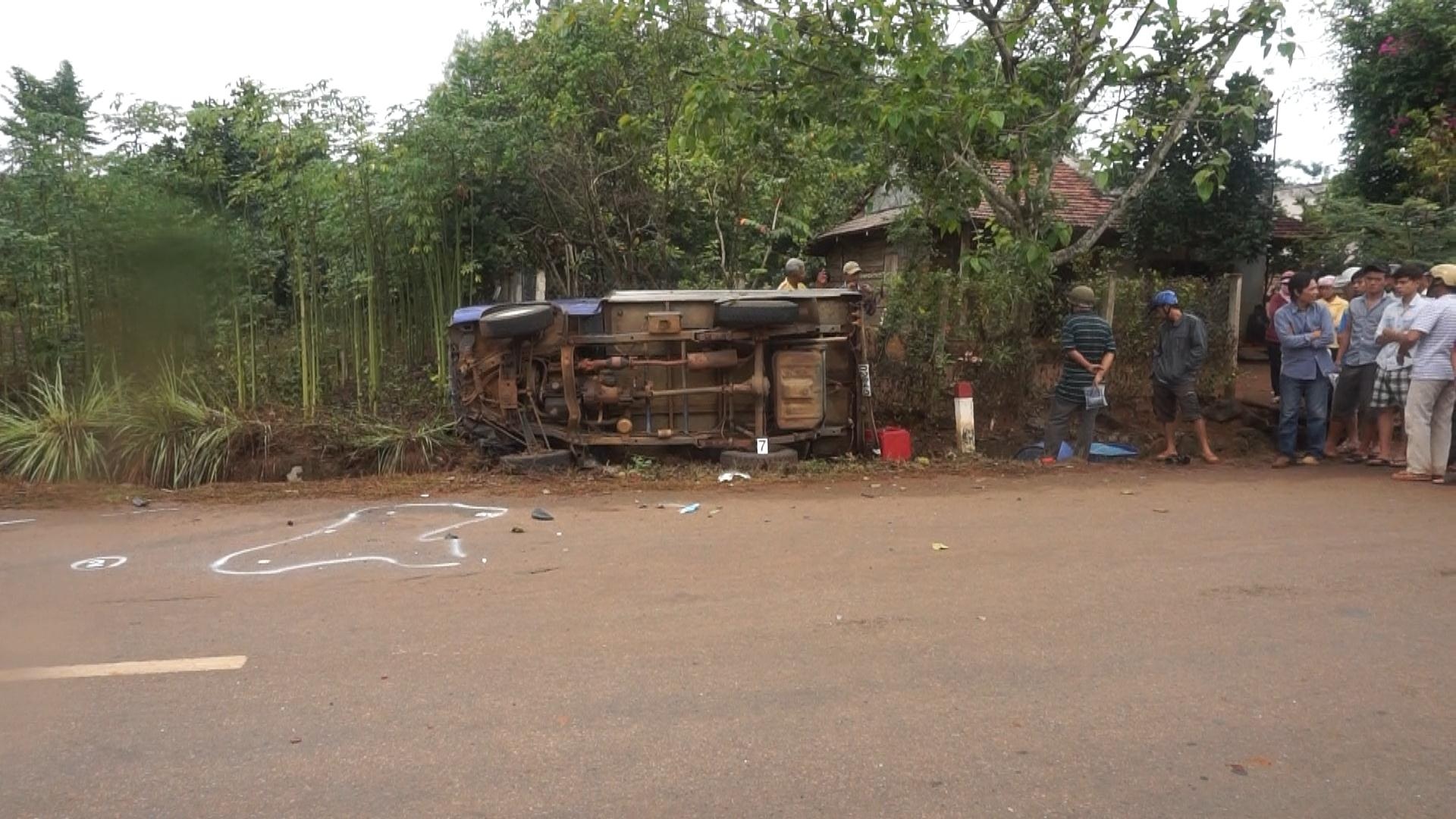 Hiện trường vụ tai nạn giao thông