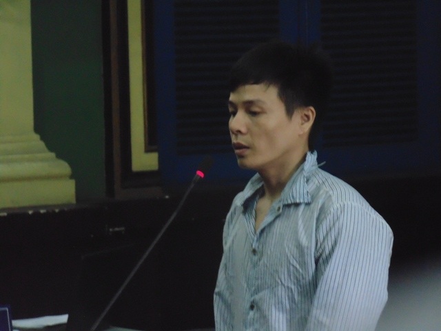 Bị cáo Lường Hữu Quân tại phiên tòa xét xử sơ thẩm