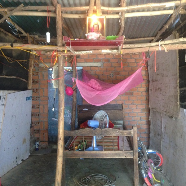 Toàn cảnh căn nhà của gia đình anh Hội