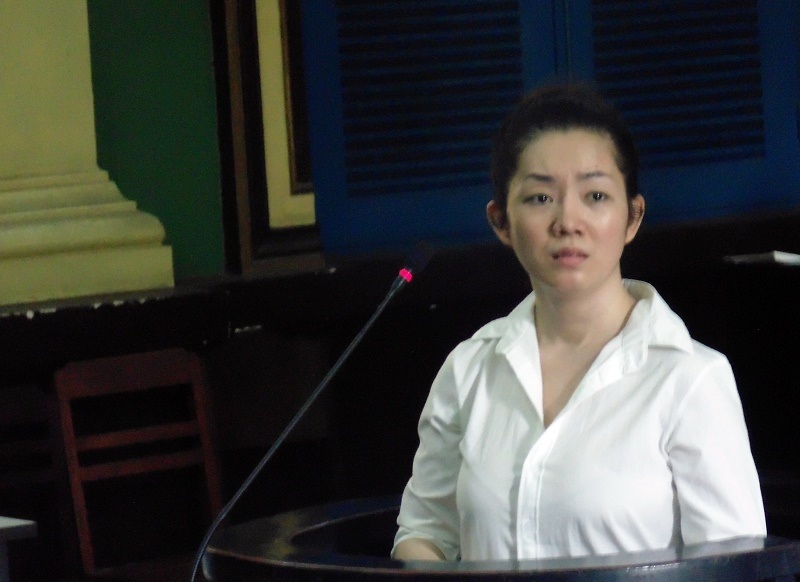 Bị cáo Thảo tại phiên tòa xét xử