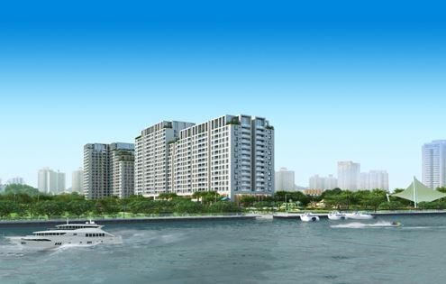 Những căn hộ mặt tiền sông thu hút người mua