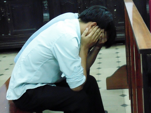 Các bị cáo tại phiên tòa