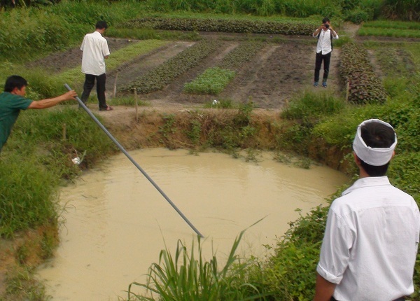Hố nước nơi xảy ra vụ đuối nước thương tâm khiến 3 em nhỏ tử vong