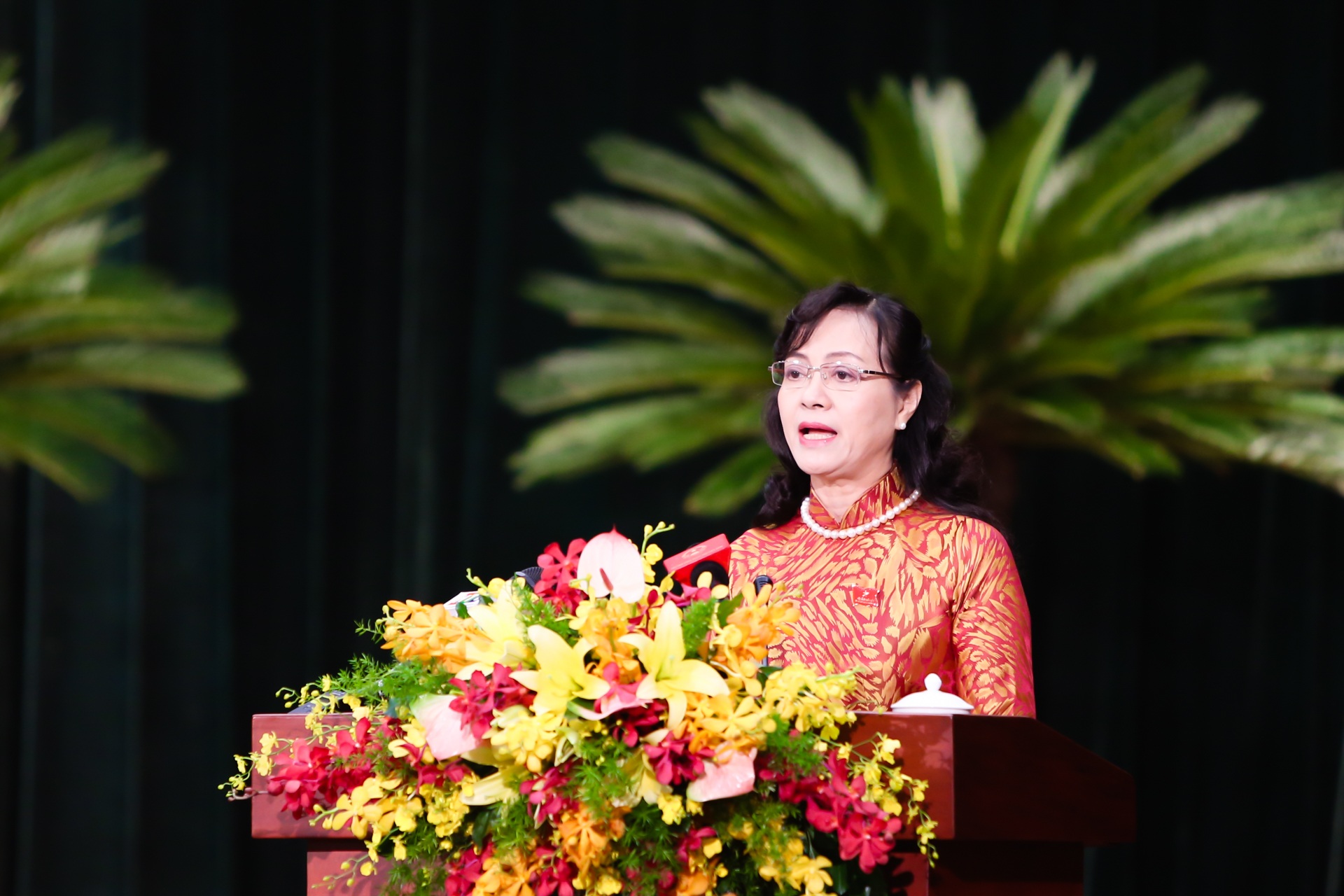 Bà Nguyễn Thị Quyết Tâm – Chủ tịch HĐND TP nhiệm kỳ 2011 – 2016 thay mặt 105 đại biểu HĐND TP khóa IX gửi lời tri ân sâu sắc đến đồng bào cử tri thành phố