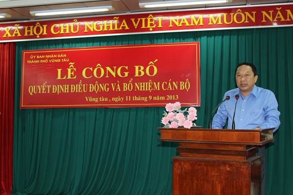 Nguyên Chủ tịch UBND TP Vũng Tàu bị khởi tố vì sai phạm đất đai - 1 Ông Phan Hòa Bình, nguyên Chủ tịch UBND thành phố Vũng Tàu