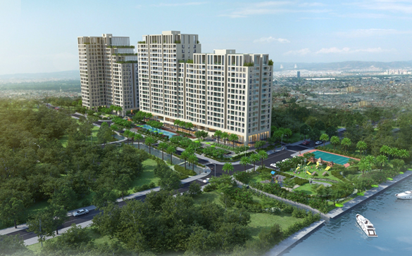 Phối cảnh tổng thể dự án Opal Riverside
