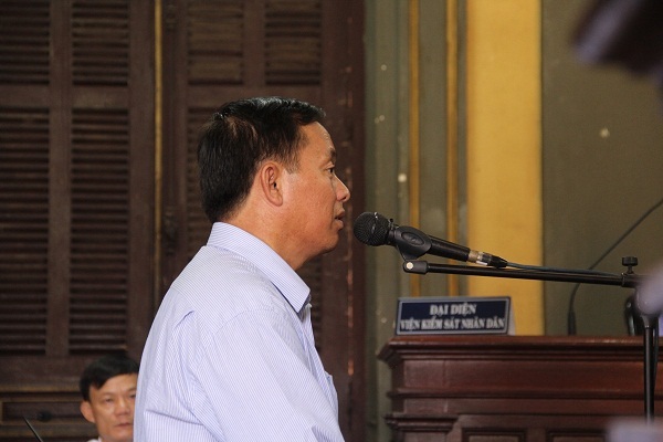 Bị cáo Huỳnh văn Hải tại tòa