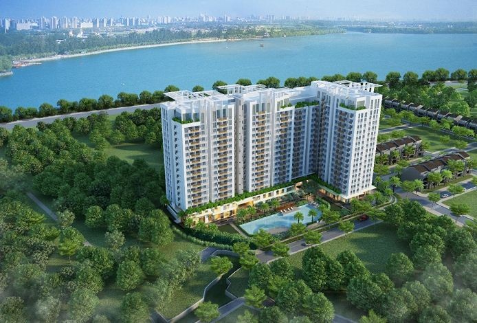 Dự án Opal Garden với nhiều mảng xanh và tầm nhìn đẹp được dự báo sẽ là dự án hút khách trên đường Phạm Văn Đồng