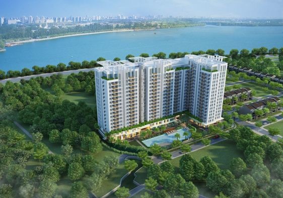 Phối cảnh tổng thể dự án Opal Garden, một dự án đang hút khách ở khu Đông