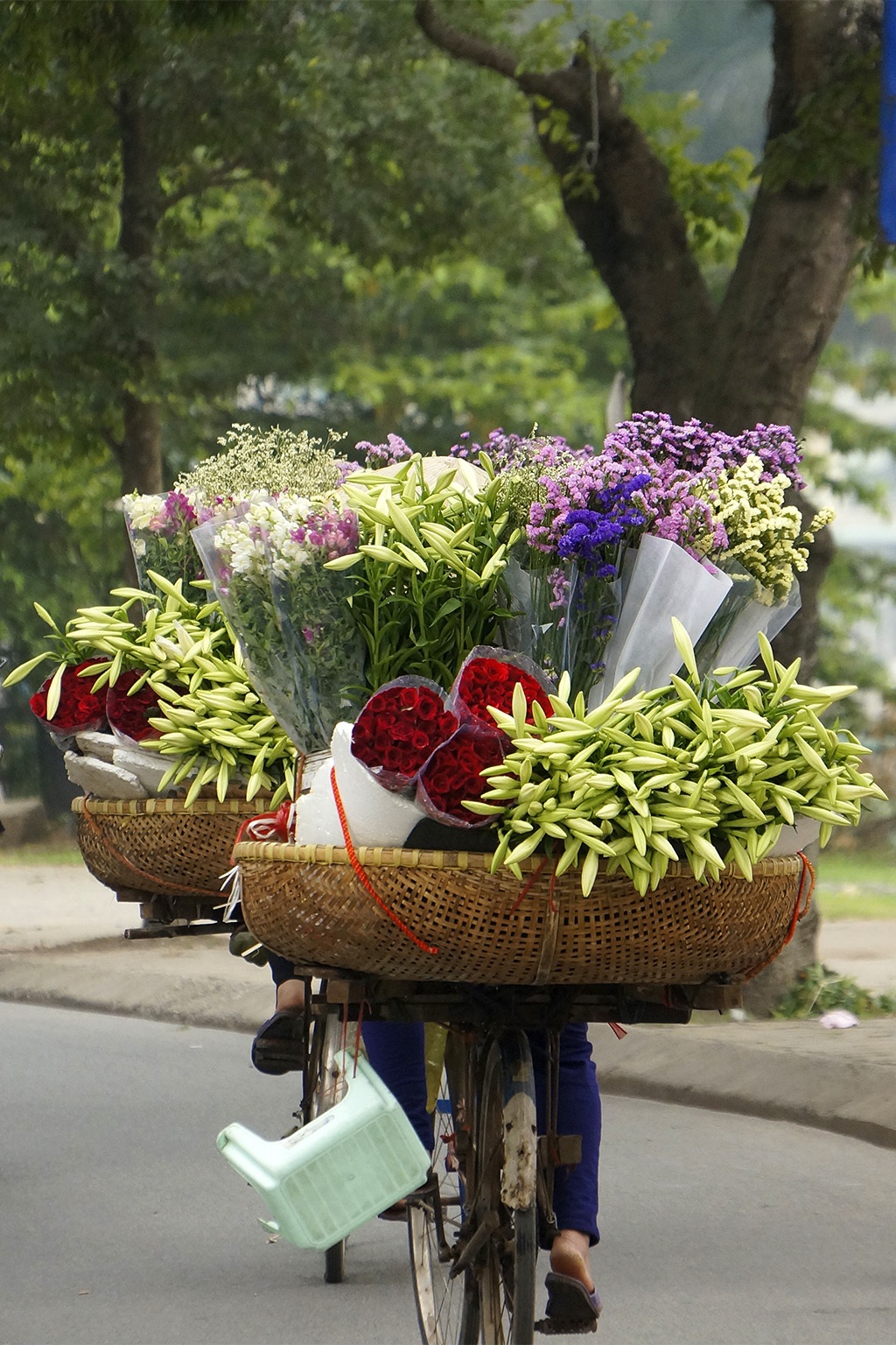 Hà Nội: Tháng Tư, mùa hoa loa kèn xuống phố | Báo Dân trí