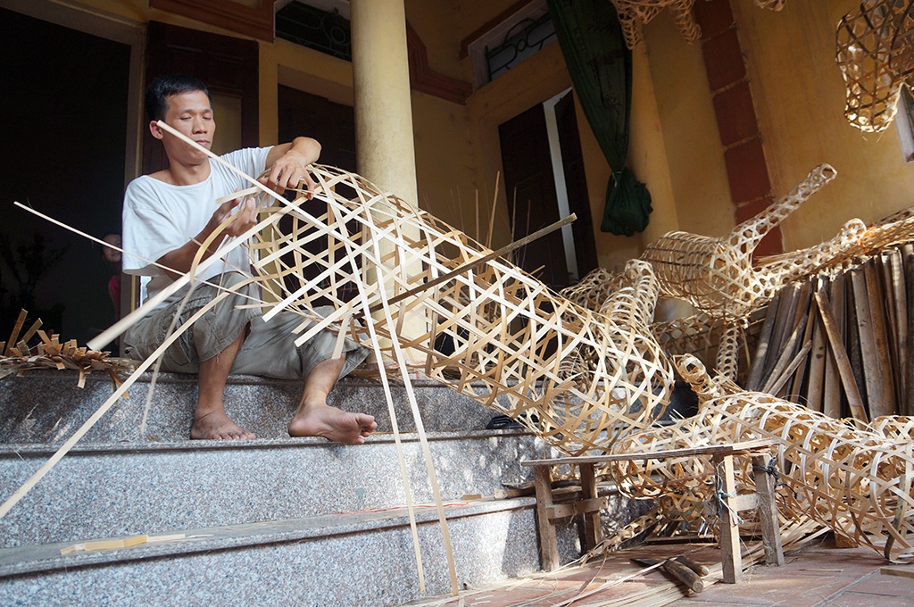 
Bộ khung siêu lớn của một con ngựa vàng mã.
