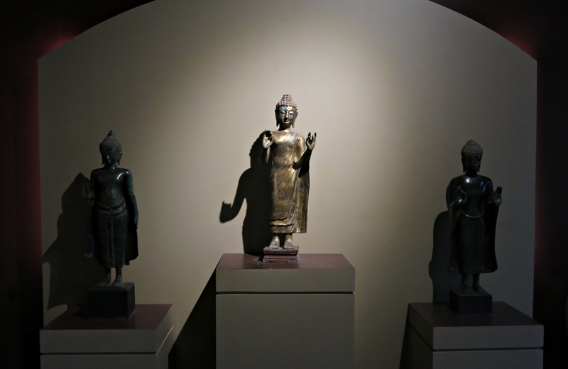 Nhiều cổ vật mới lần đầu được trưng bày tại Triển lãm tinh hoa cổ vật Phật giáo ở Đà Nẵng hồi tháng 8/2014