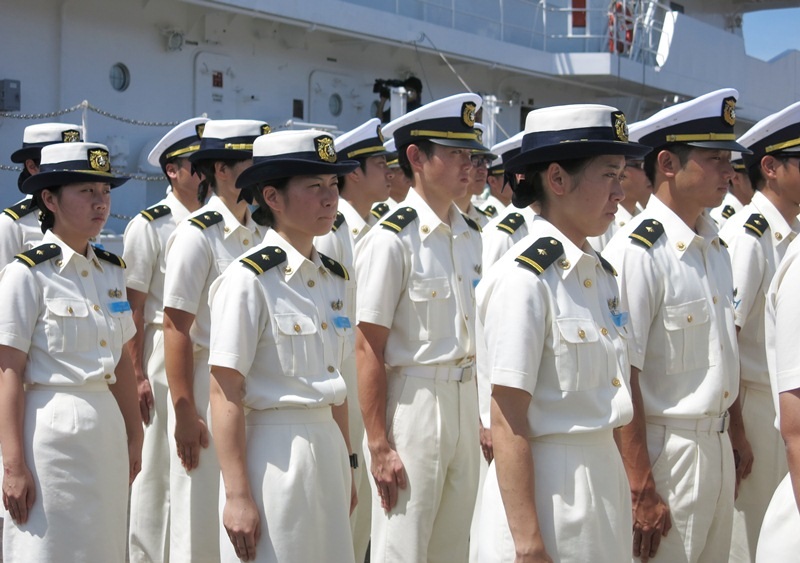 Cùng tàu Kojima đến Đà Nẵng lần này có hơn 90 thủy thủ và thực tập sinh của Lực lượng Bảo vệ bờ biển Nhật Bản