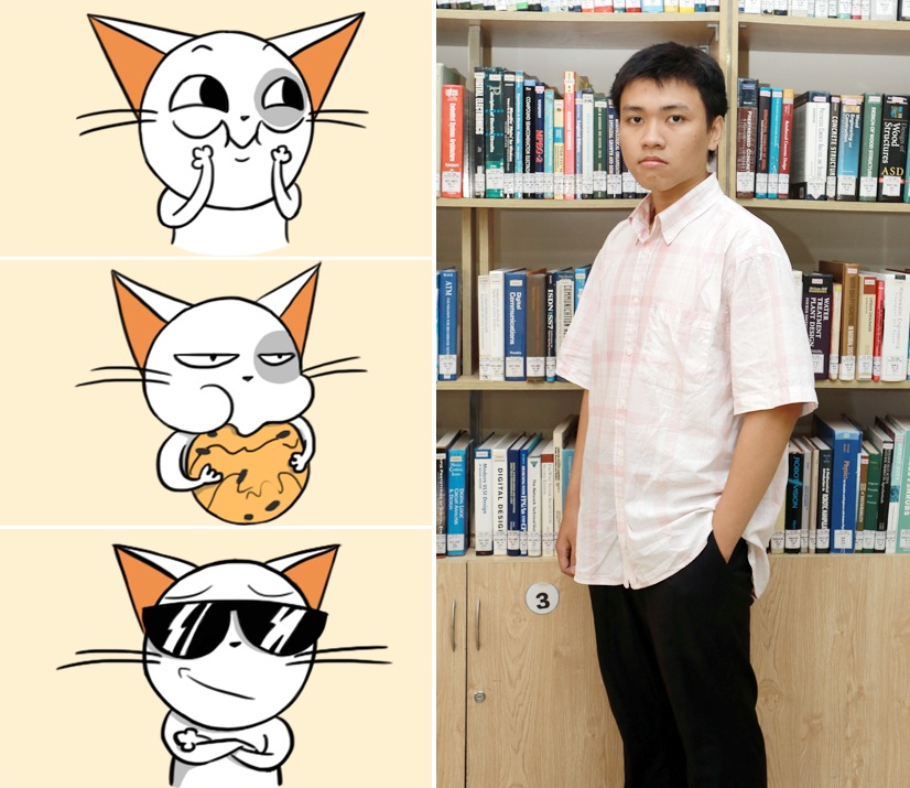 Sinh viên ĐH Duy Tân đoạt giải Nhất cuộc thi Thiết kế Emoticon cùng Noizi - 1 Những mẫu Emoticon do Nguyễn Văn Bình Minh thiết kế giúp các bạn trẻ Việt thể hiện được cá tính cũng như cảm xúc của mình trên dụng ứng dụng Noizi