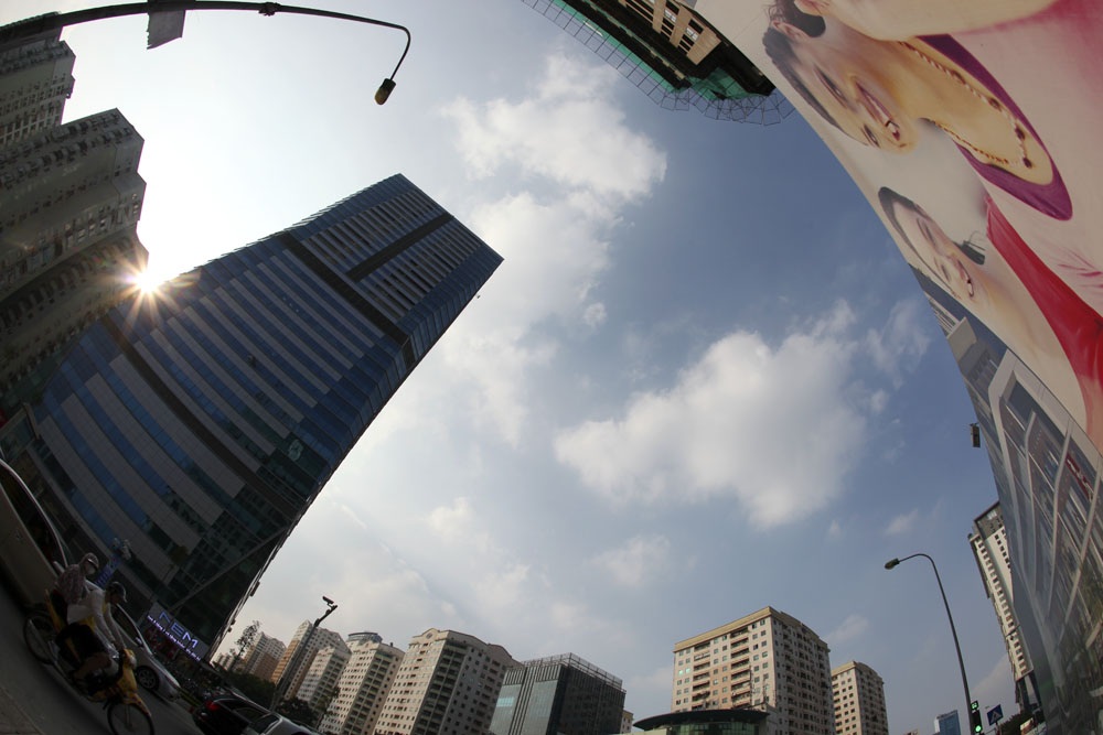 
Góc nhìn từ đường Lê Văn Lương theo phương thẳng đứng.
