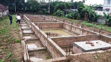 Sai phạm trong xây trường mầm non: Xử lý vi phạm trong hoạt động xây dựng - 2 Hiện nay trường mầm non khu vực xóm 7, 8 đã được thi công trở lại