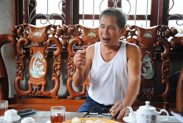 Ông Nguyễn Thế Viện đã gửi đơn tố cáo sự việc đến cơ quan chức năng