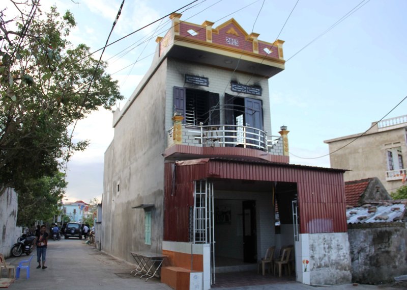 Căn nhà nơi xảy ra vụ cháy