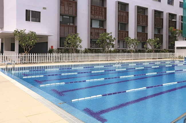 Độc đáo ngôi trường có 4.500m2 mảng xanh - 7 Hồ bơi cho học sinh