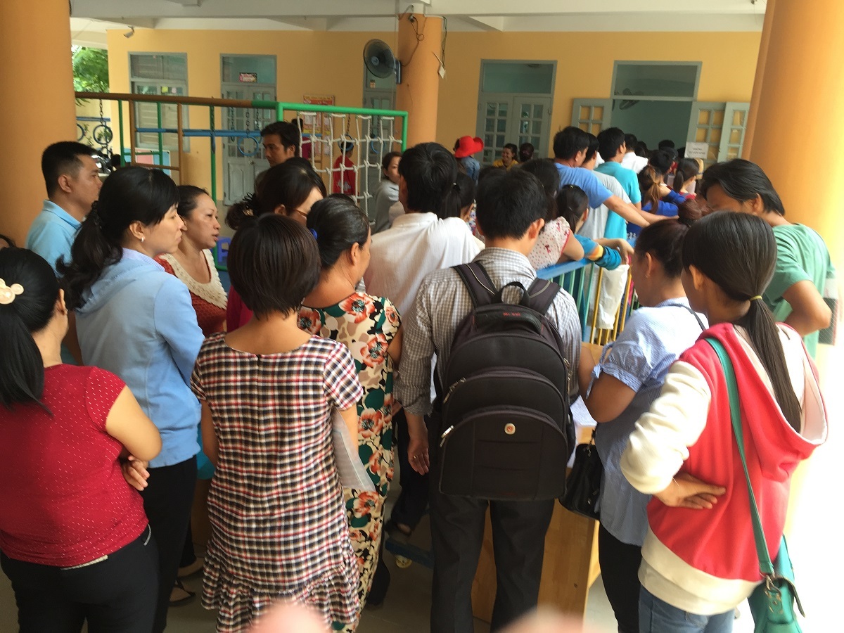 TPHCM: Căng thẳng vào học mầm non công lập - 8 Chỉ 40 suất được vào học trong khi số người có nhu cầu khá đông