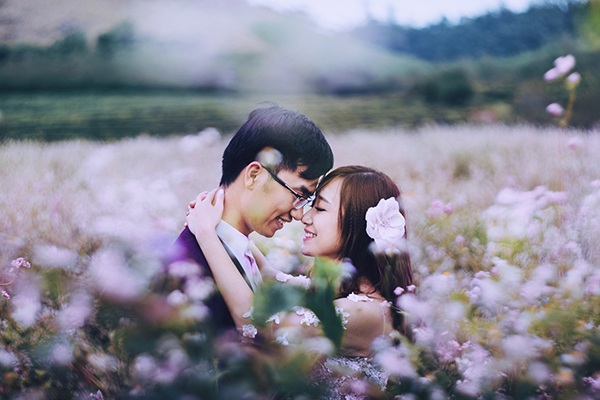 Ảnh cưới thơ mộng trên cánh đồng hoa tam giác mạch - 6 Ảnh cưới thơ mộng trên cánh đồng hoa tam giác mạch - 6