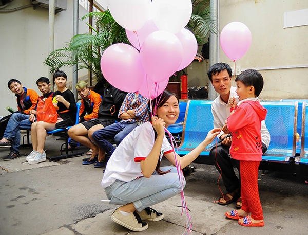 Hoạt động tự thiện là một phần cuộc sống của Thanh Tú